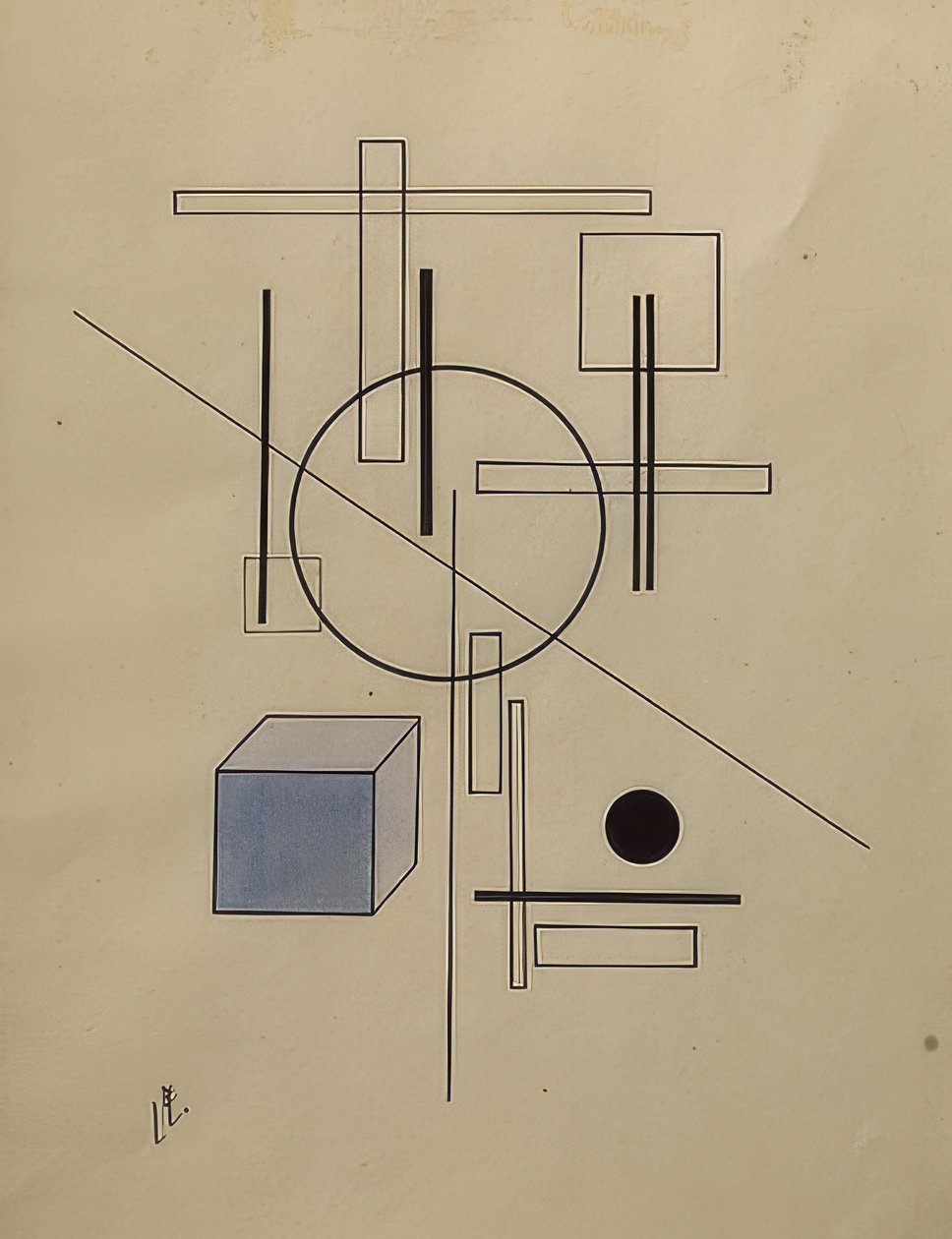 Složení. 1920 od Eliezer Markowich Lissitzky