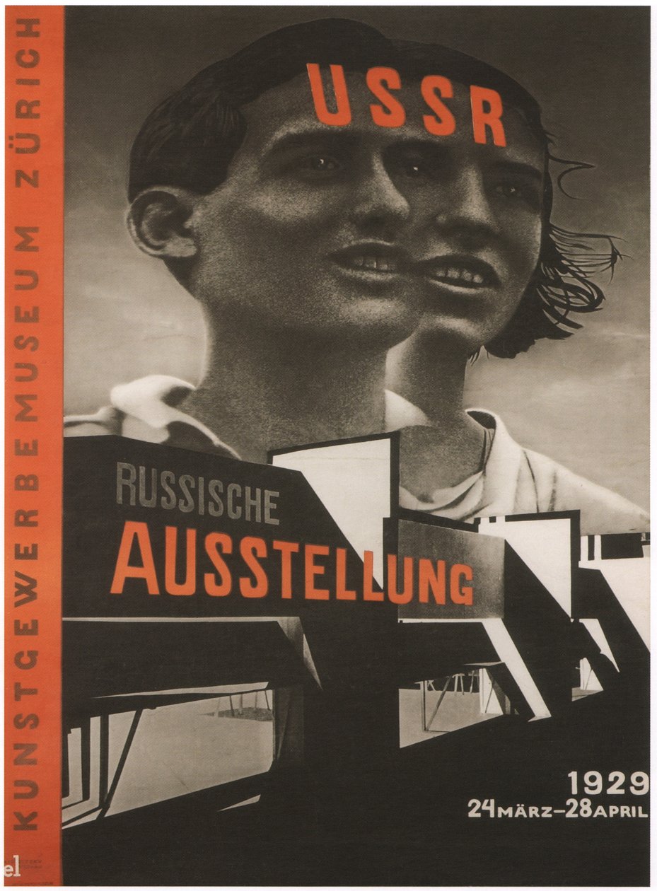 Plakát pro ruskou výstavu v Curychu, 1929 od Eliezer Markowich Lissitzky