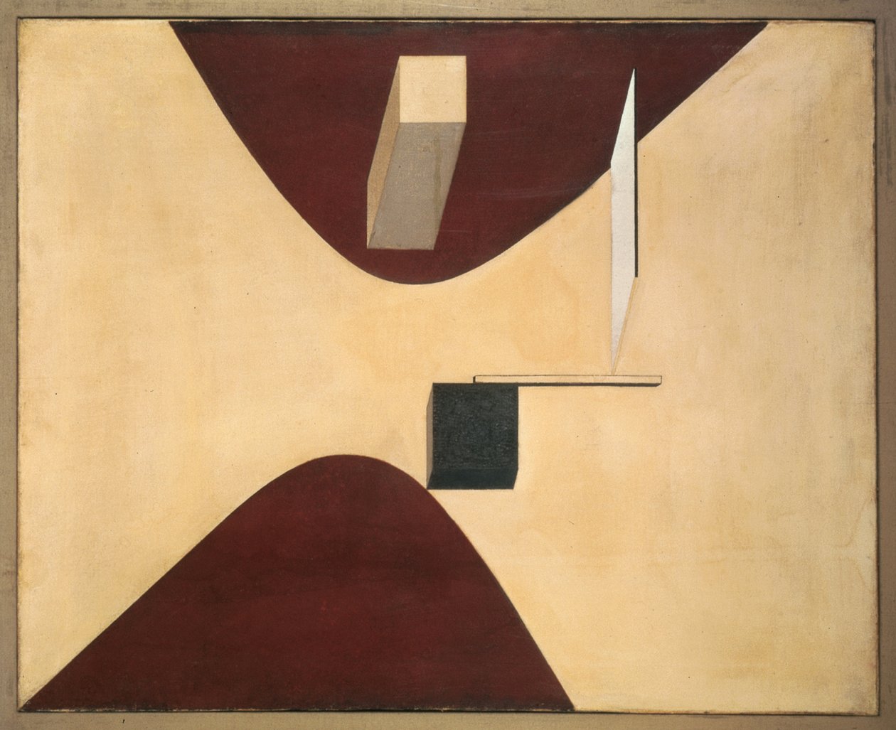 Proun P23, no. 6 od Eliezer Markowich Lissitzky