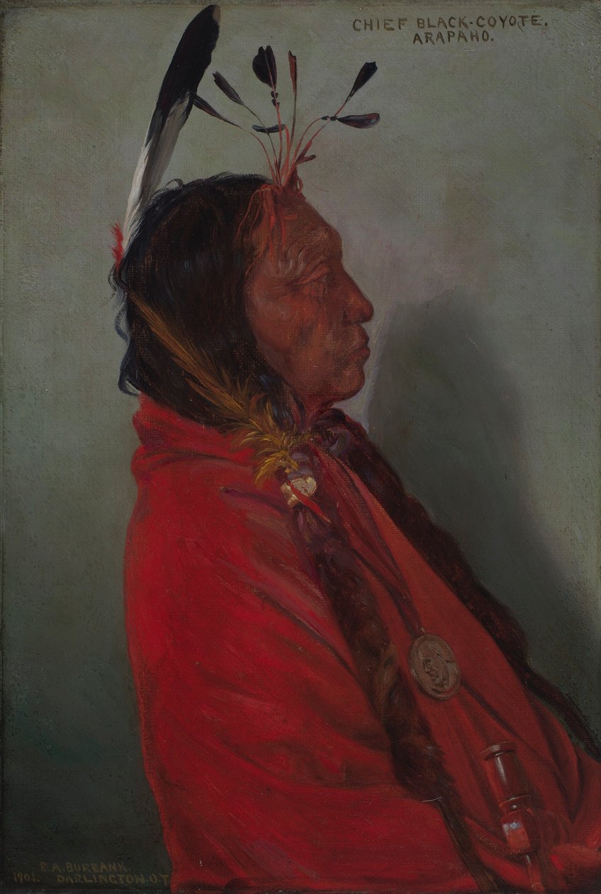Náčelník Black-Coyote od Elbridge Ayer Burbank