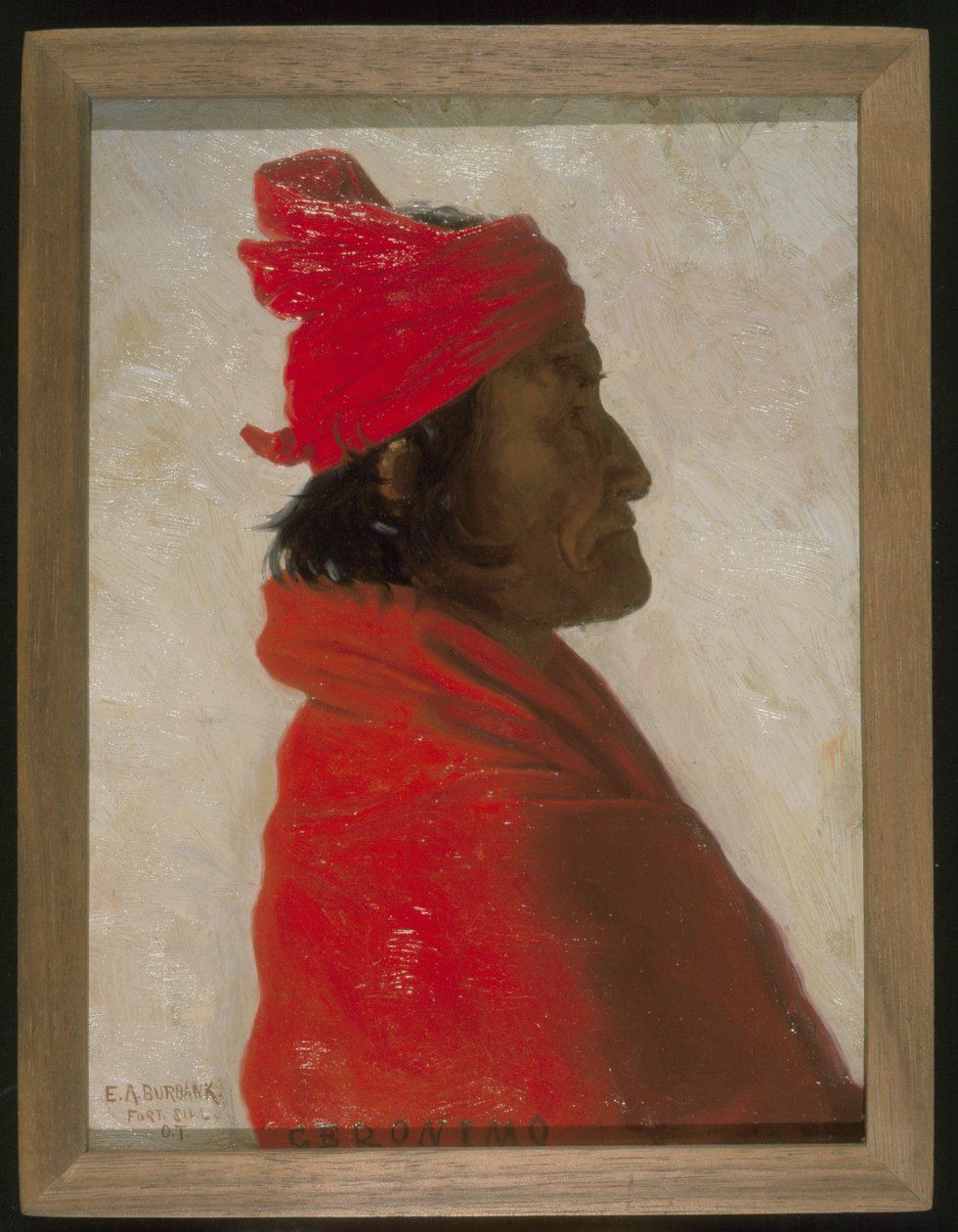 Geronimo (olej na plátně) od Elbridge Ayer Burbank