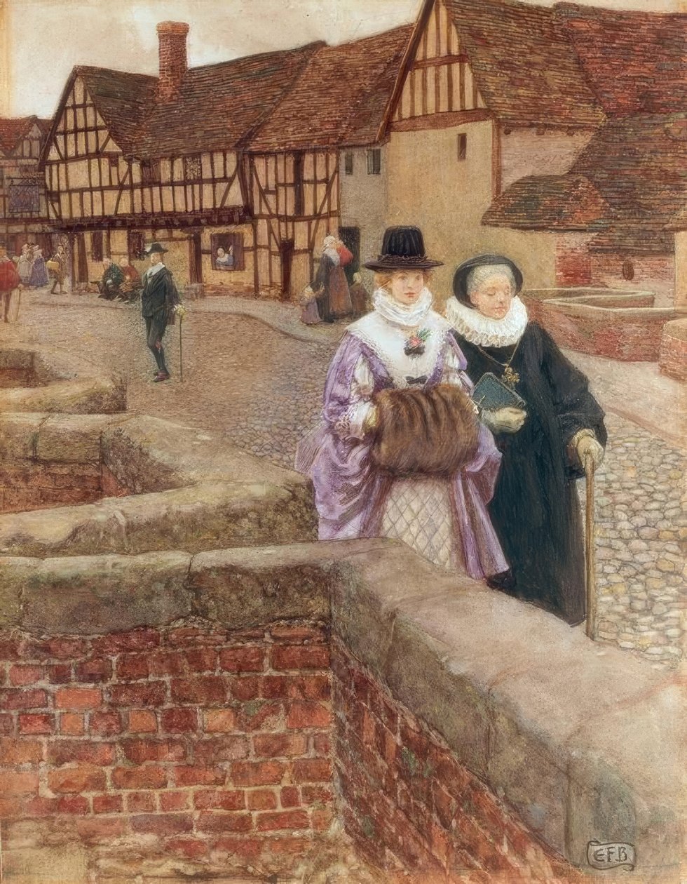 Viděl jsem ji procházet kolem / A přesto ji miluji, dokud nezemřu od Eleanor Fortescue Brickdale