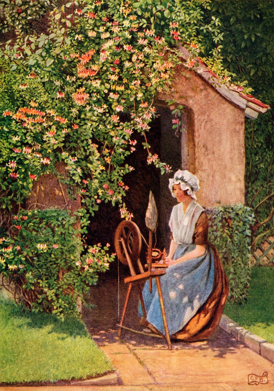 Ilustrace k básni A Wish od Rogerse z knihy 