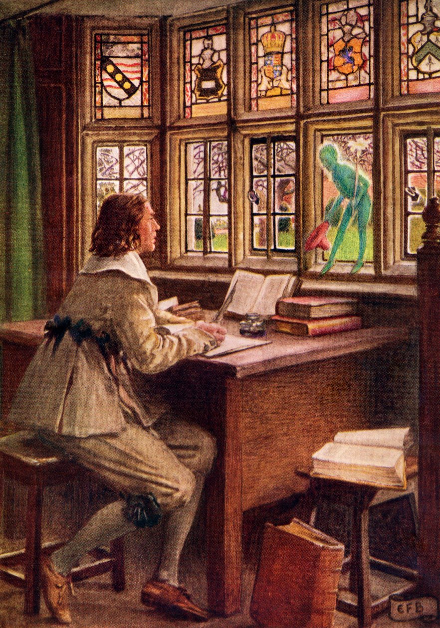 Ilustrace k básni Madrigal od Shakespeara, z knihy 