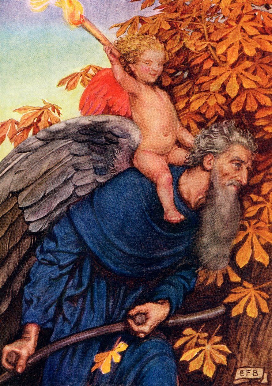 Ilustrace k básni Man
