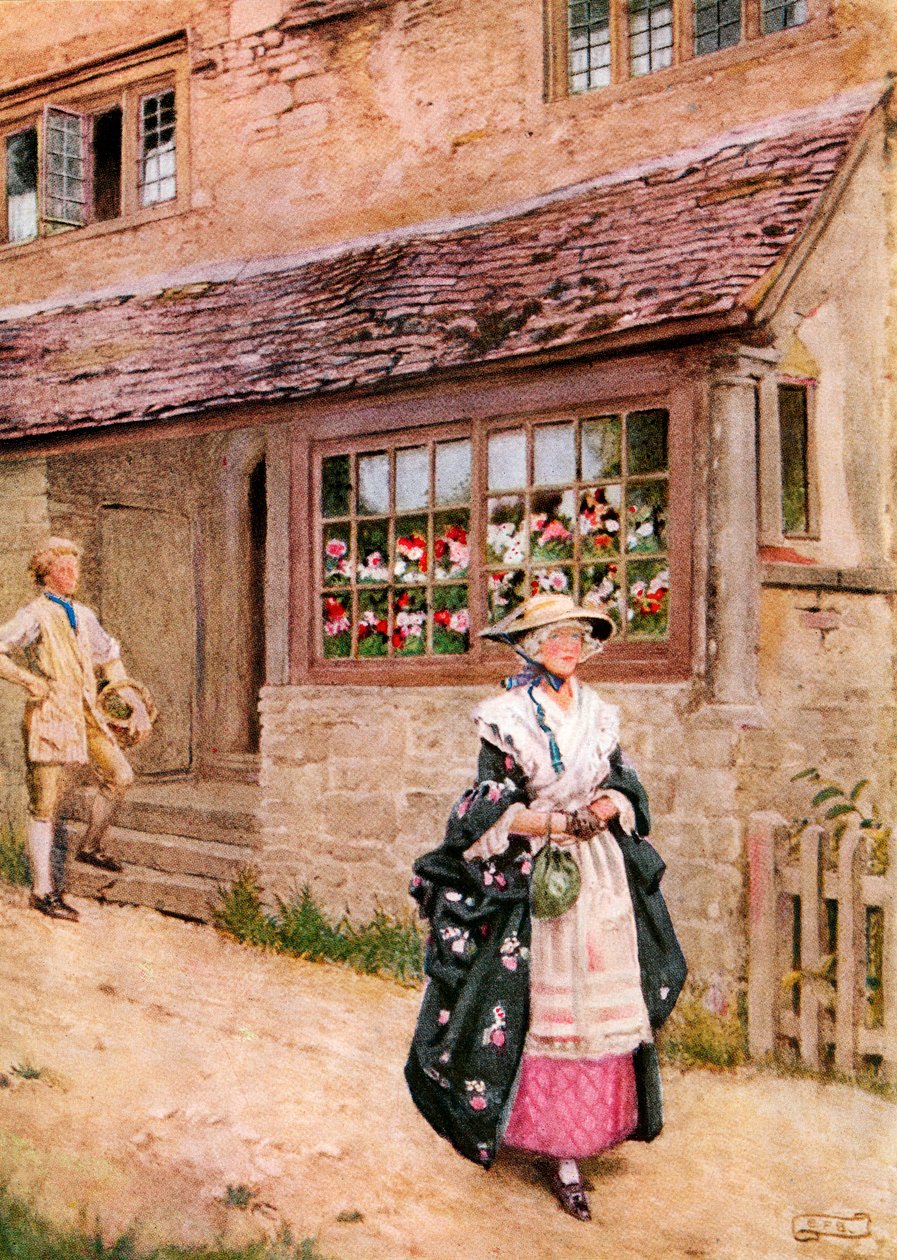 Ilustrace k básni O Saw Ye Bonnie Lesley od Burnse, z knihy „Palgrave