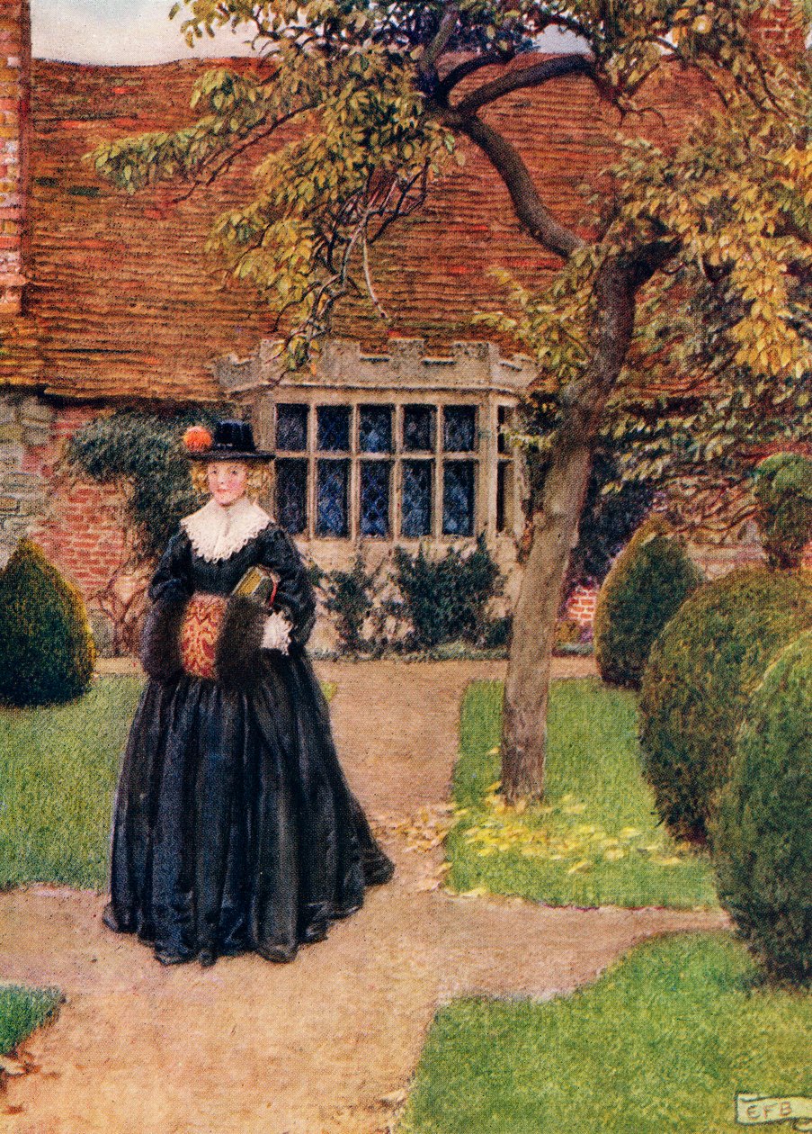 Ilustrace k básni The Poetry of Dress od Herricka z knihy „Palgrave