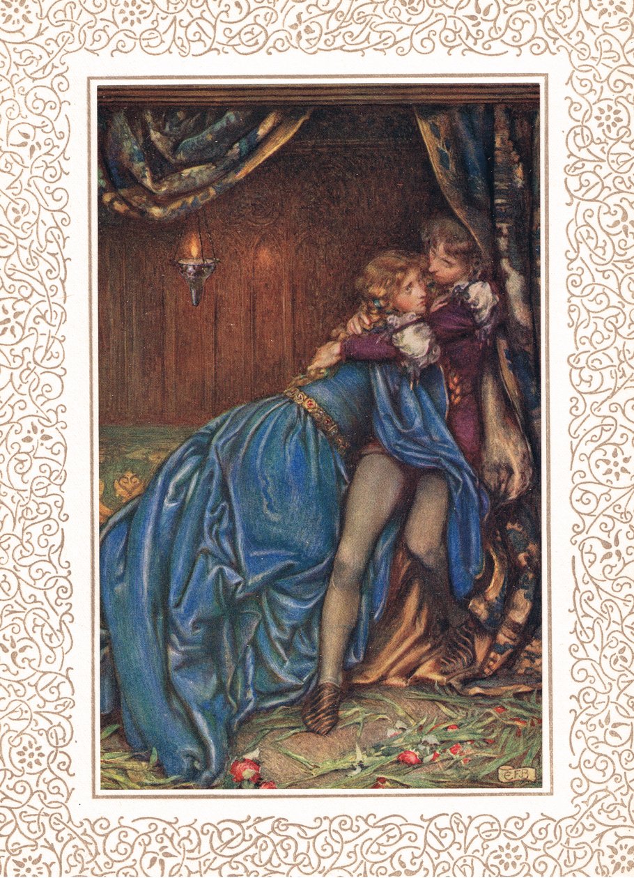 Lancelot a Guinevere Together, ilustrace z 