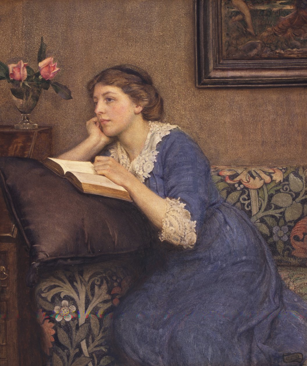 Portrét Winifred Roberts, kolem roku 1913 (akvarel na papíře) od Eleanor Fortescue Brickdale