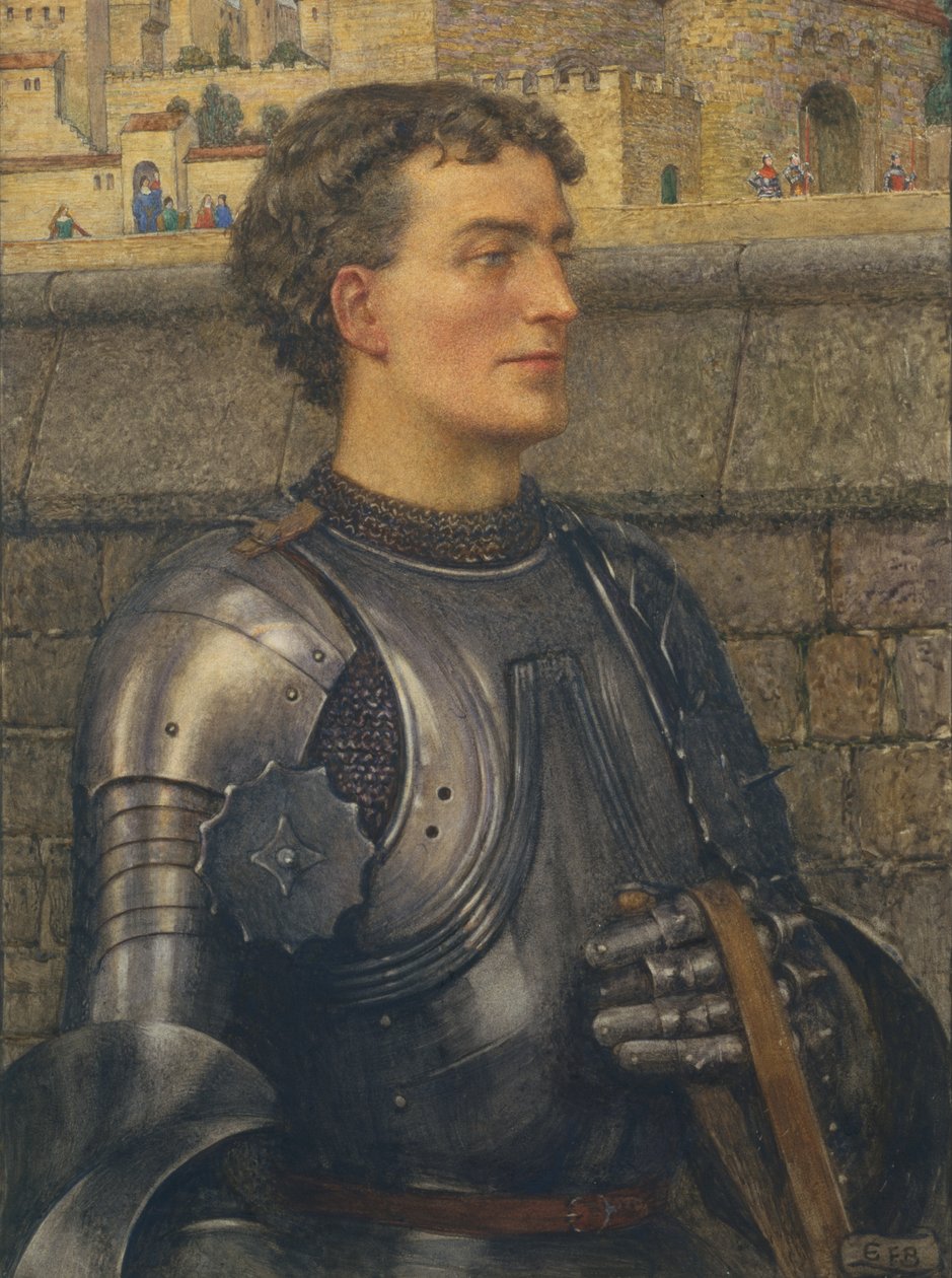 pane Lancelot od Eleanor Fortescue Brickdale