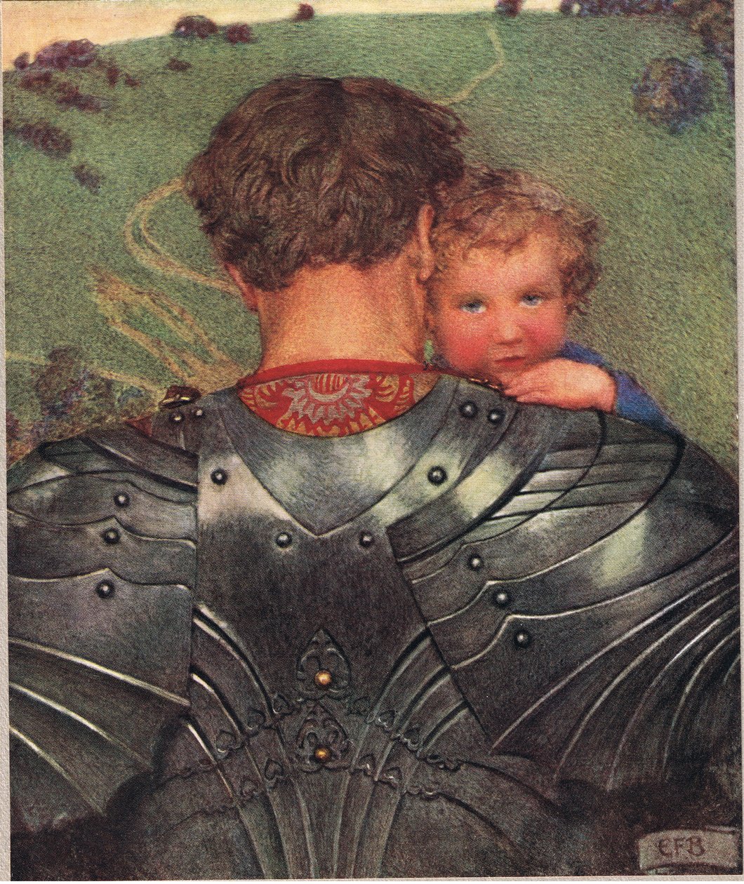 Sladká ukolébavka, ilustrace z „Knihy starých anglických písní a balad“ od Eleanor Fortescue Brickdale