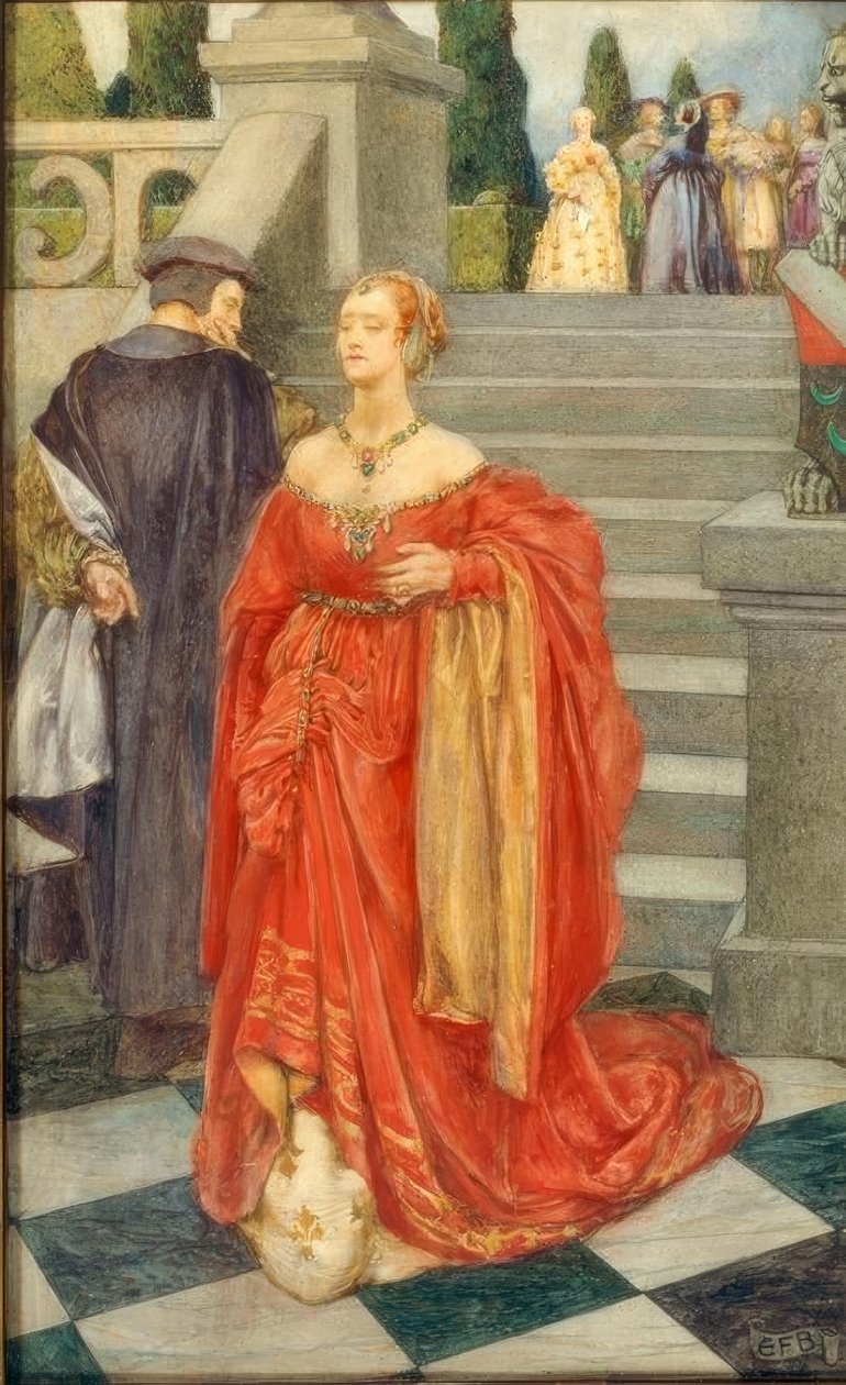 Ale když srdce utrpí ránu, projde bolest tak brzy, od Eleanor Fortescue Brickdale