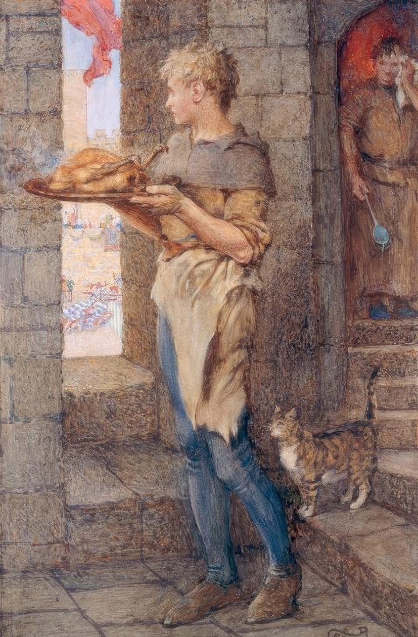 Gareth a Lynette od Eleanor Fortescue Brickdale