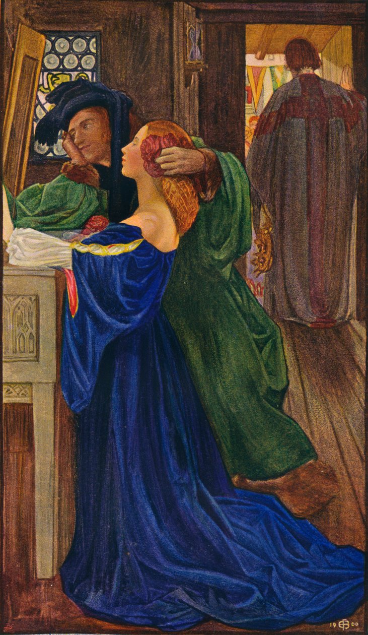 Oženil jsem se s manželkou, a proto nemohu přijít, 1900 od Eleanor Fortescue Brickdale