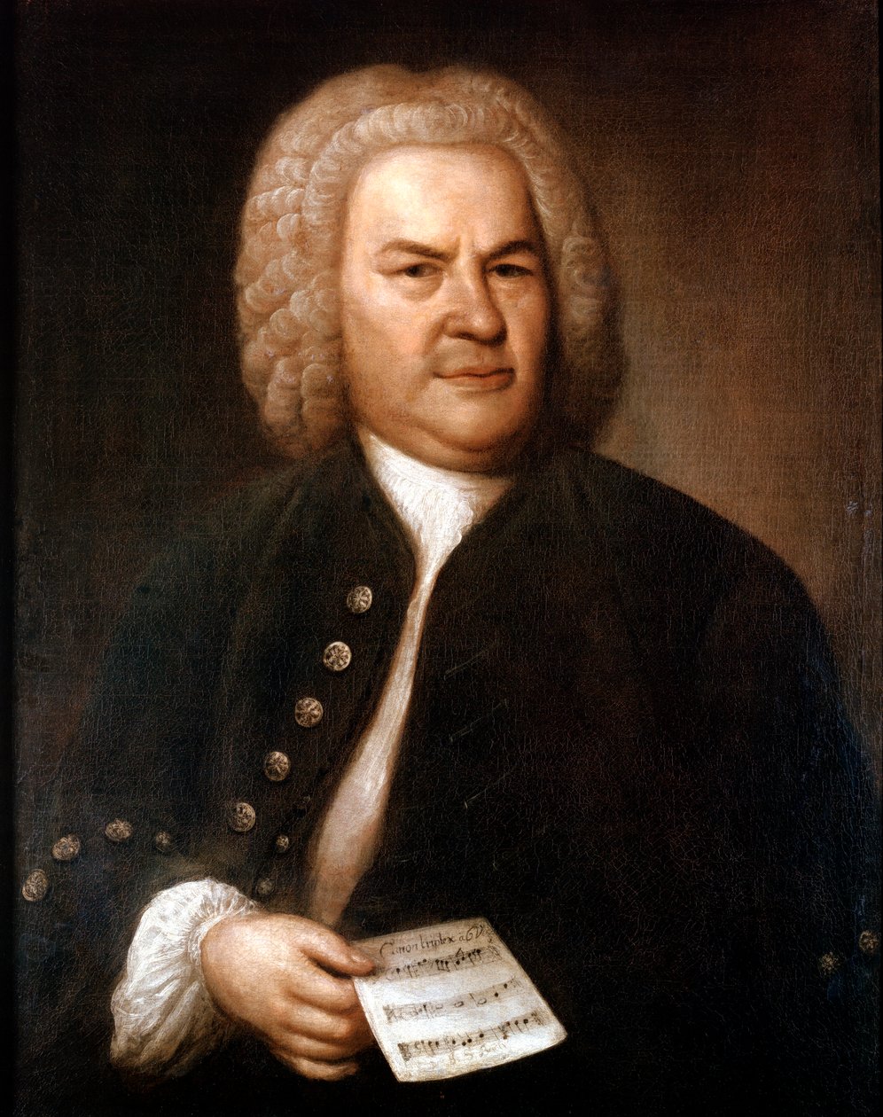Johann Sebastian Bach 1685-1750, německý skladatel a varhaník, 1746. od Elias Gottleib Haussmann