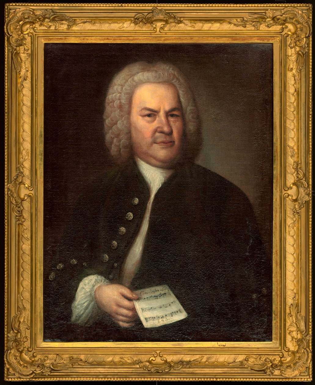 Portrét Johanna Sebastiana Bacha od Elias Gottleib Haussmann