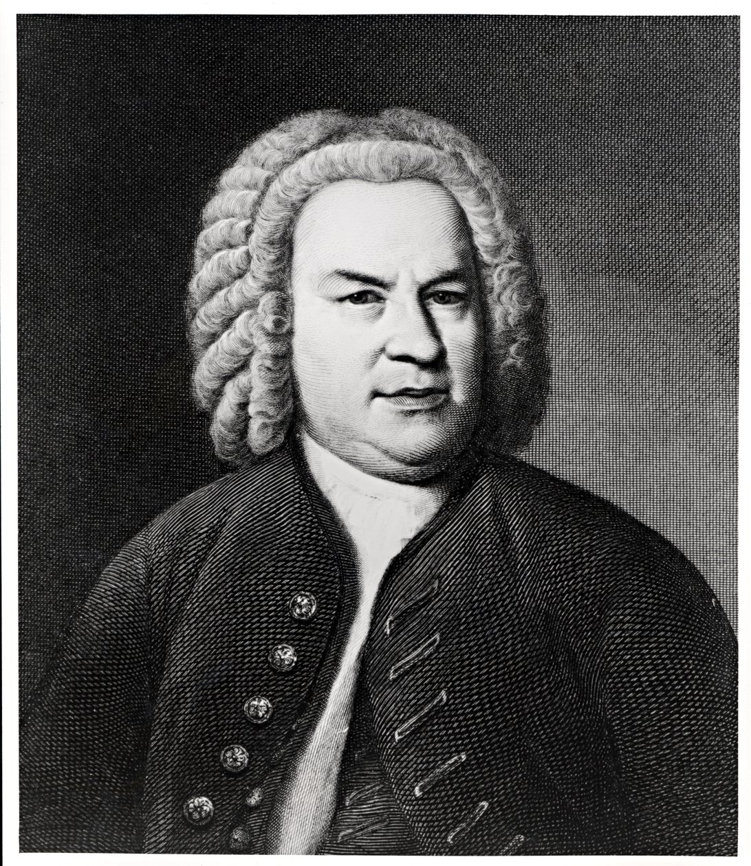 Portrét Johanna Sebastiana Bacha, německého skladatele od Elias Gottleib Haussmann