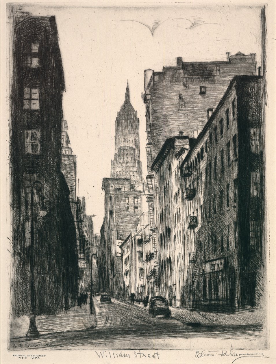 William Street od Elias M. Grossman