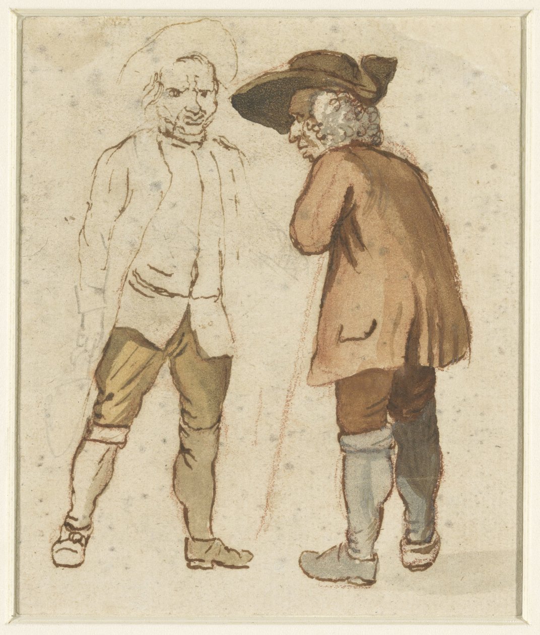 Dva staří farmáři v rozhovoru od Elias Martin (possibly)