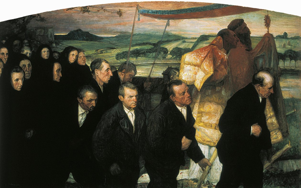 Průvod Corpus v Lezo od Elias Salaverria Inchaurrandieta