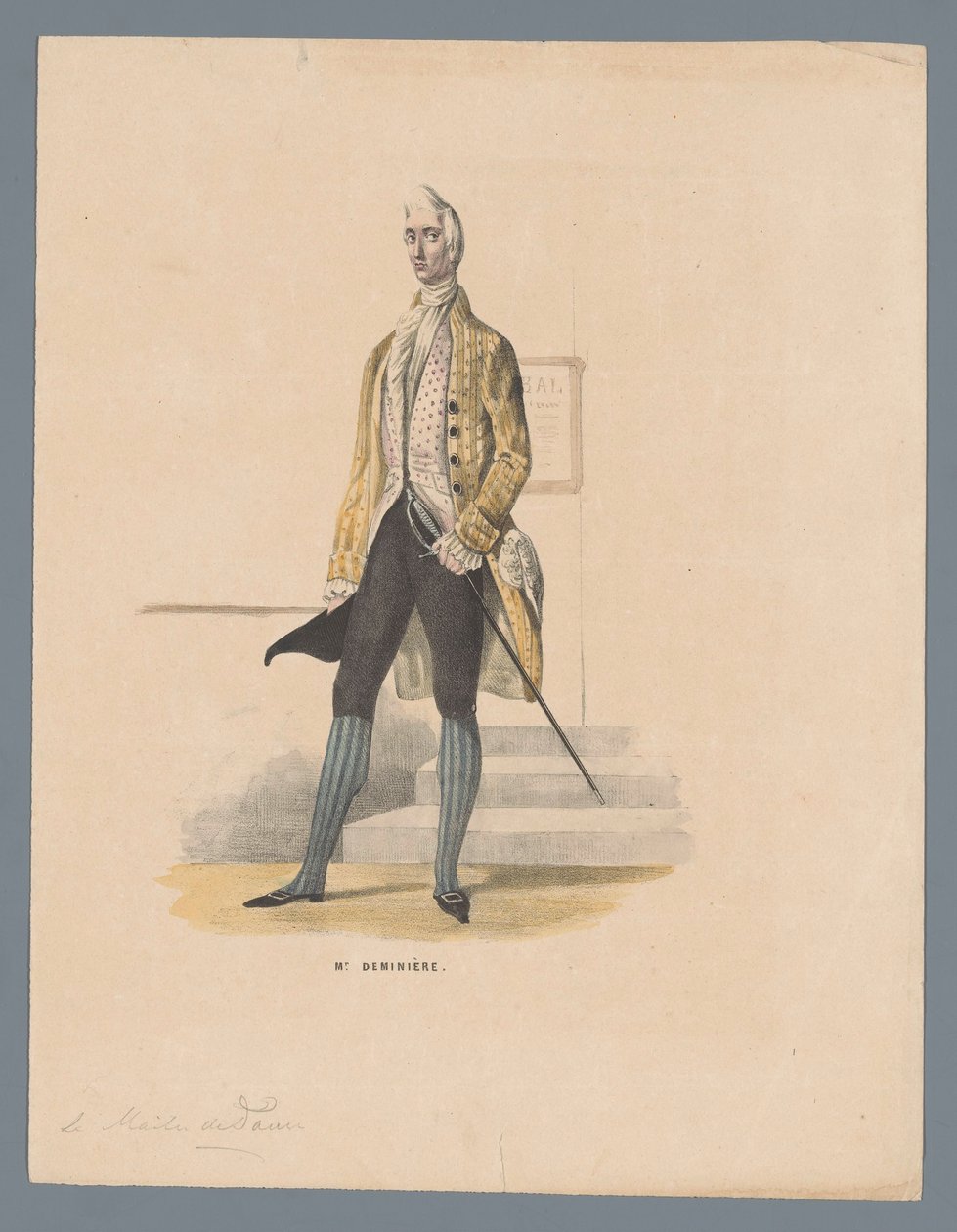 Pan Deminière (titul na předmětu) od Elias Spanier (attributed to)