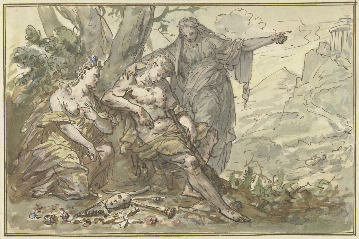 Herkules na křižovatce od Elias van Nijmegen