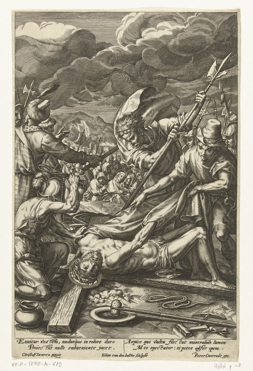 Kristus se svlékl ze šatů Umučení Krista (název série) od Elias van den Bossche