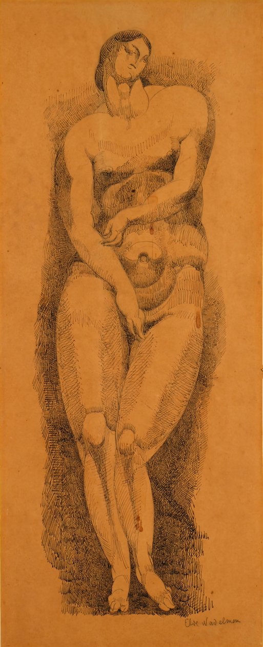 Stojící ženský akt, c. 1909. od Elie Nadelman