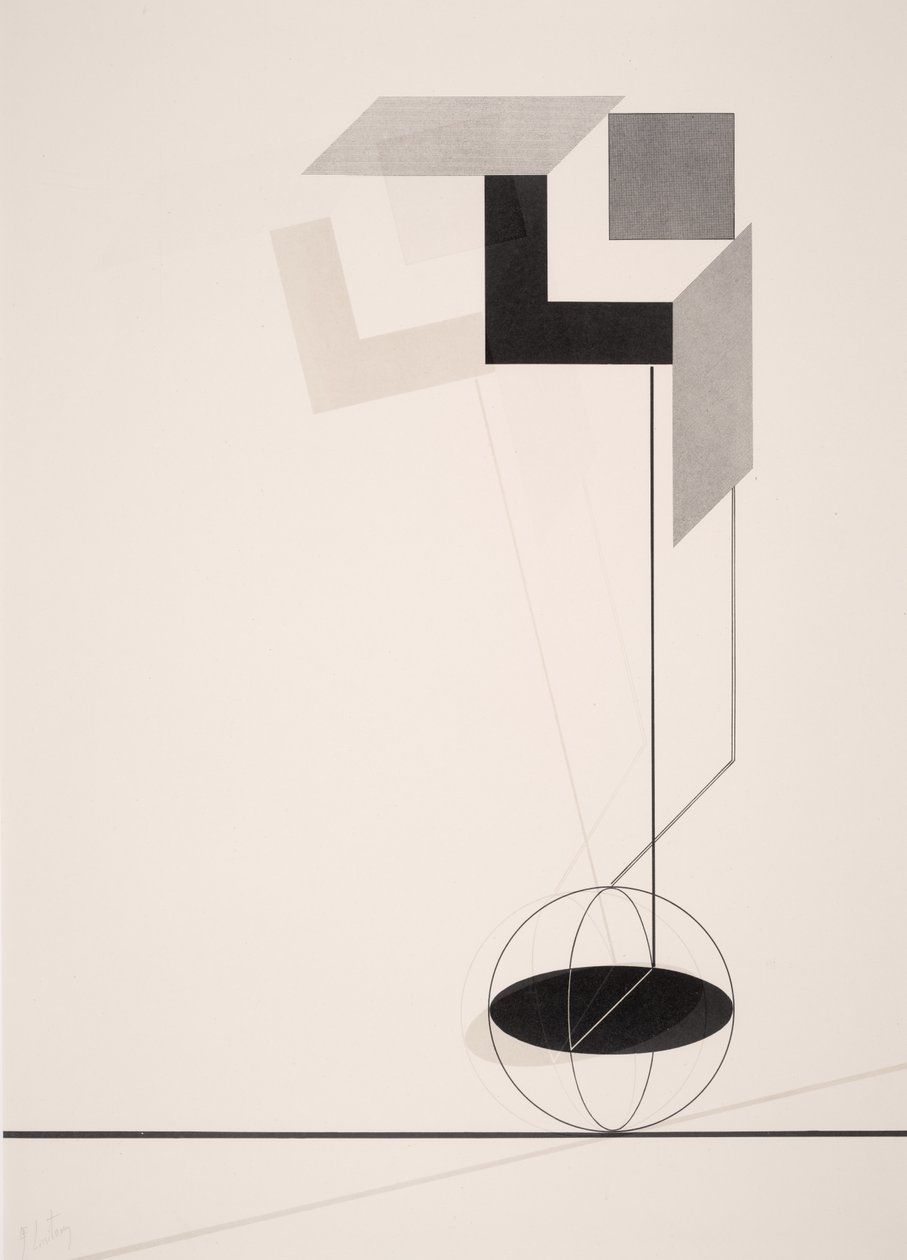 Bez názvu, 1923 od Eliezer Markowich Lissitzky