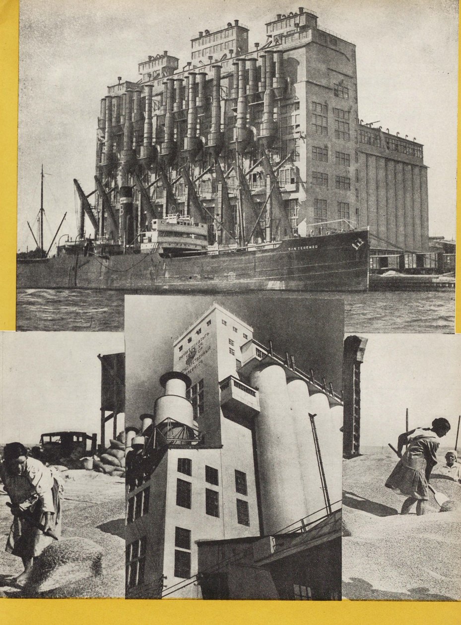 Ilustrace z SSSR buduje socialismus, 1933. od Eliezer Markowich Lissitzky