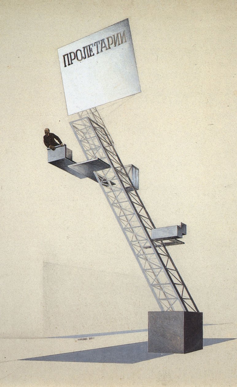 Tribuna Lenina od Eliezer Markowich Lissitzky