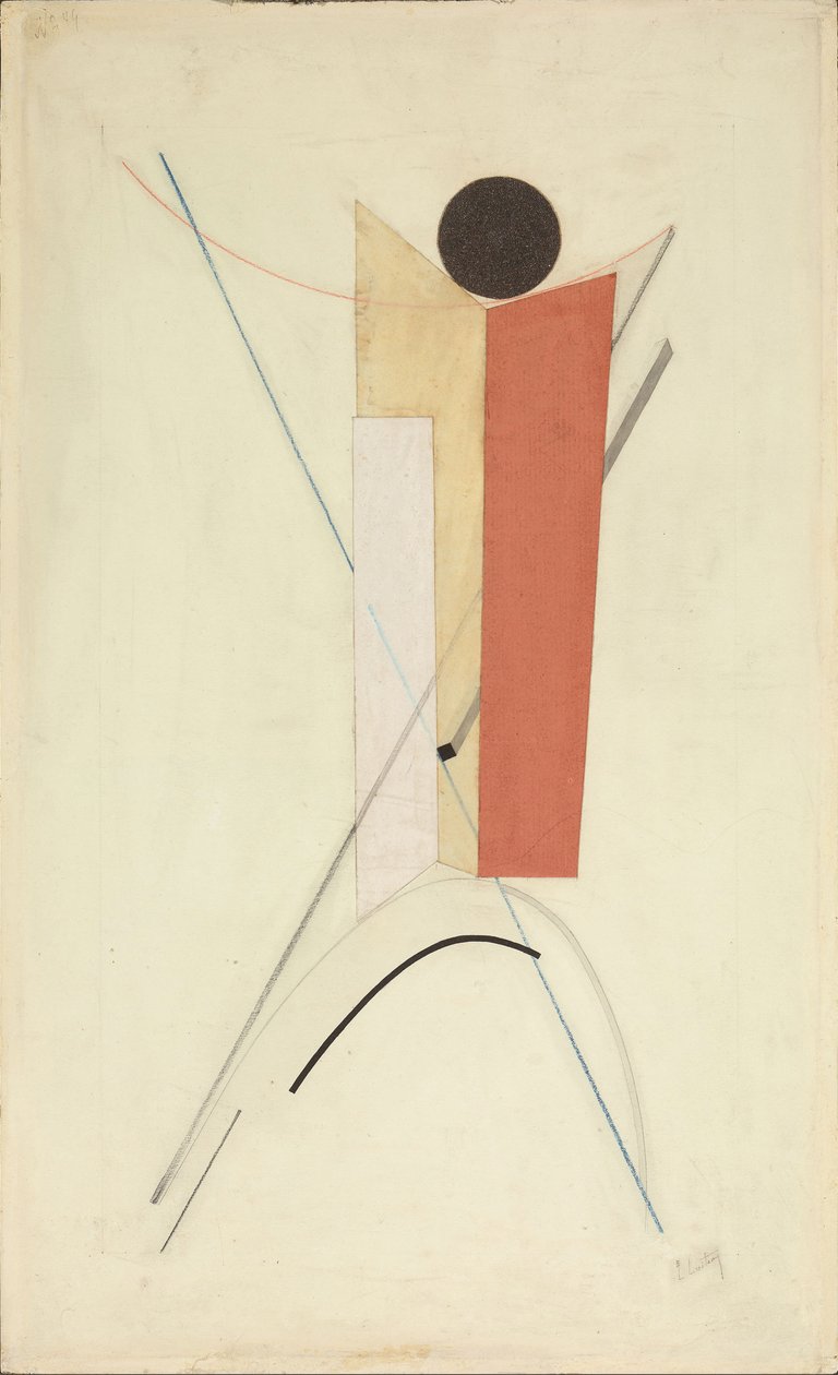 Varianta Proun 43, kolem roku 1922. od Eliezer Markowich Lissitzky