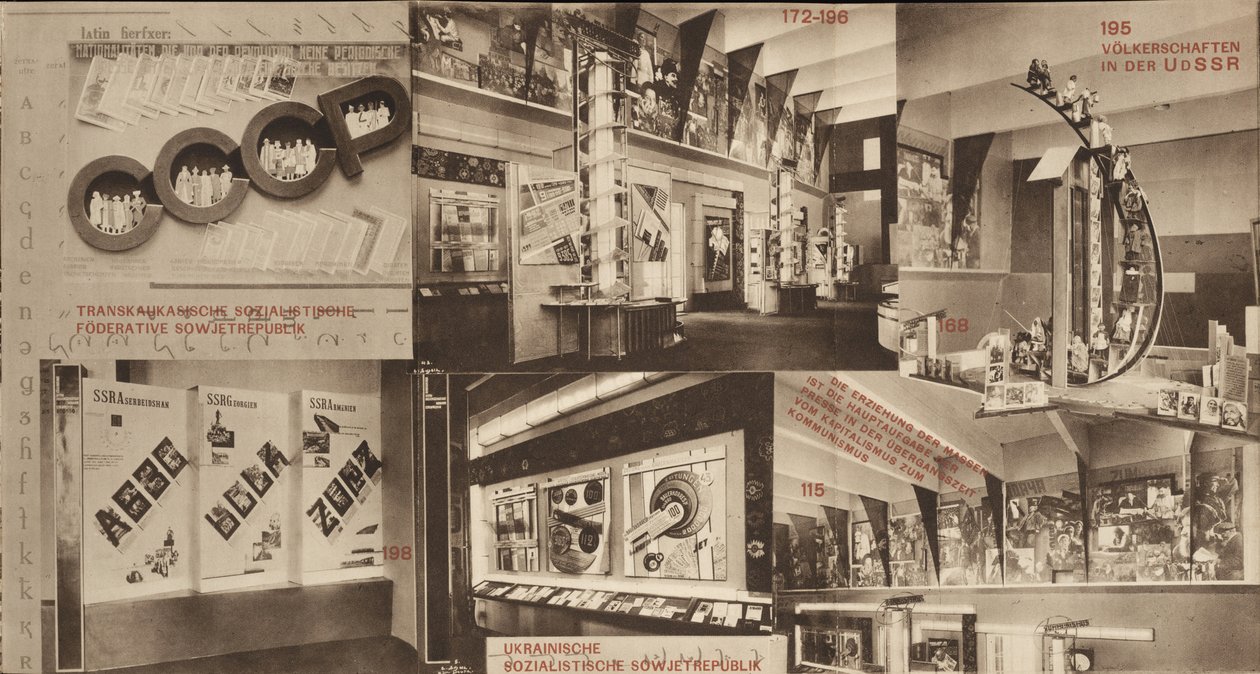 SSSR. Katalog sovětského pavilonu na Mezinárodní tiskové výstavě v Kolíně nad Rýnem, 1928 od Eliezer Markowich Lissitzky