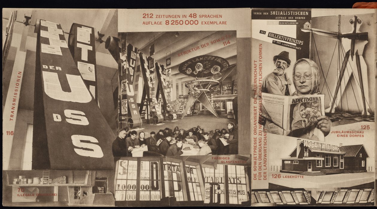 SSSR. Katalog sovětského pavilonu na Mezinárodní tiskové výstavě v Kolíně nad Rýnem, 1928 od Eliezer Markowich Lissitzky