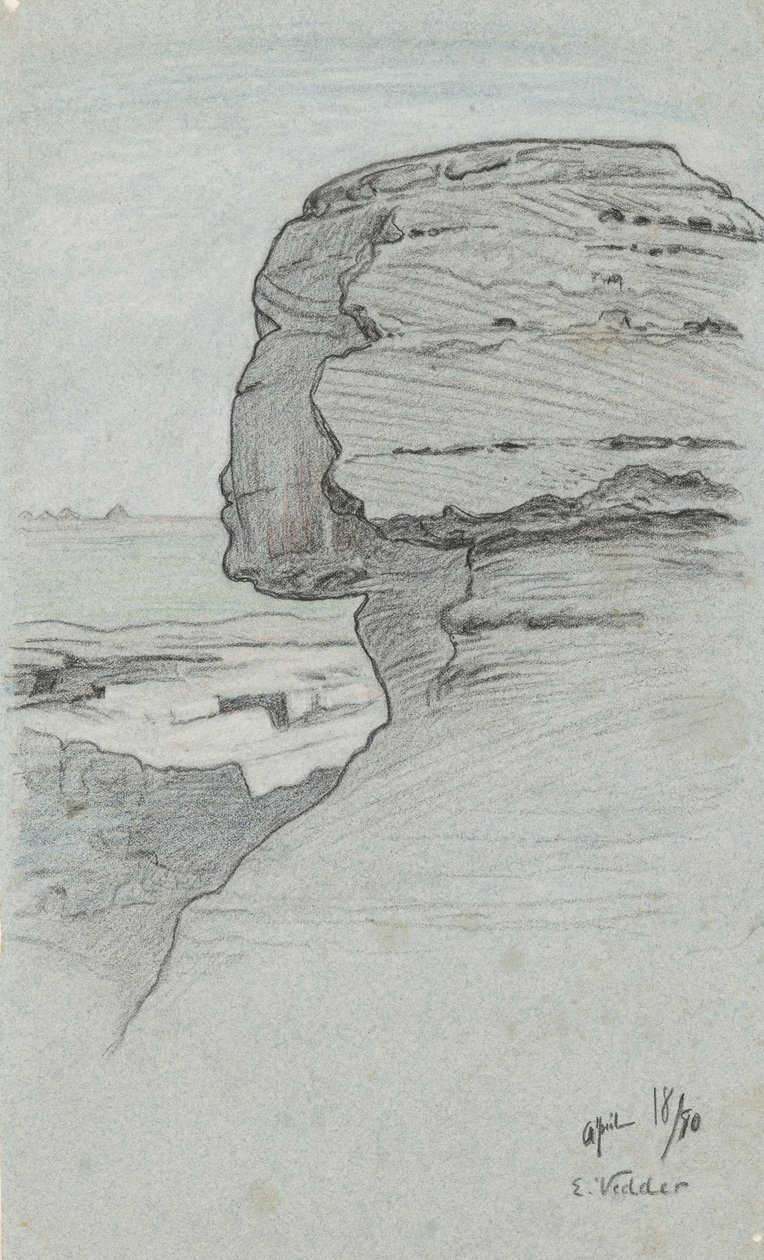 Sfinga, Egypt od Elihu Vedder