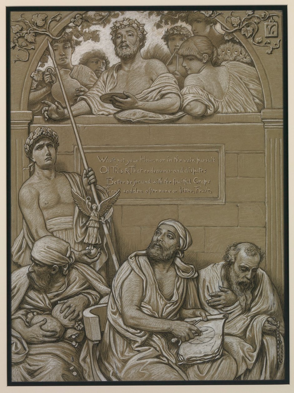 (Ilustrace k Rubáiyátu Omara Chajjáma) Frontispis od Elihu Vedder