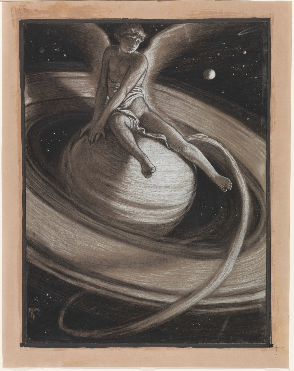 (Ilustrace k filmu Rubáiyát Omara Chajjáma) Saturnův trůn od Elihu Vedder