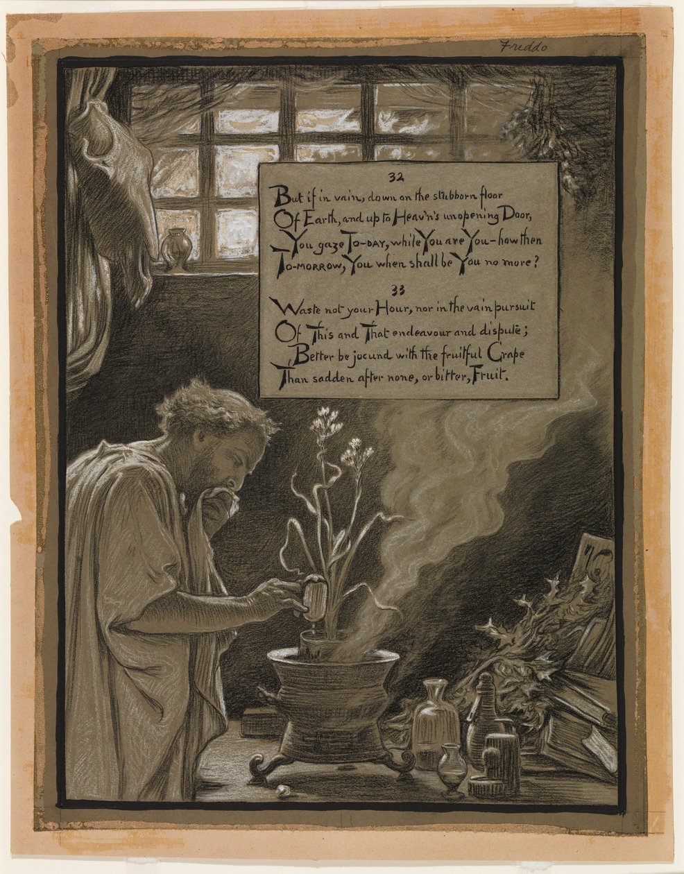 (Ilustrace k filmu Rubáiyát Omara Khayyáma) Marná snaha od Elihu Vedder