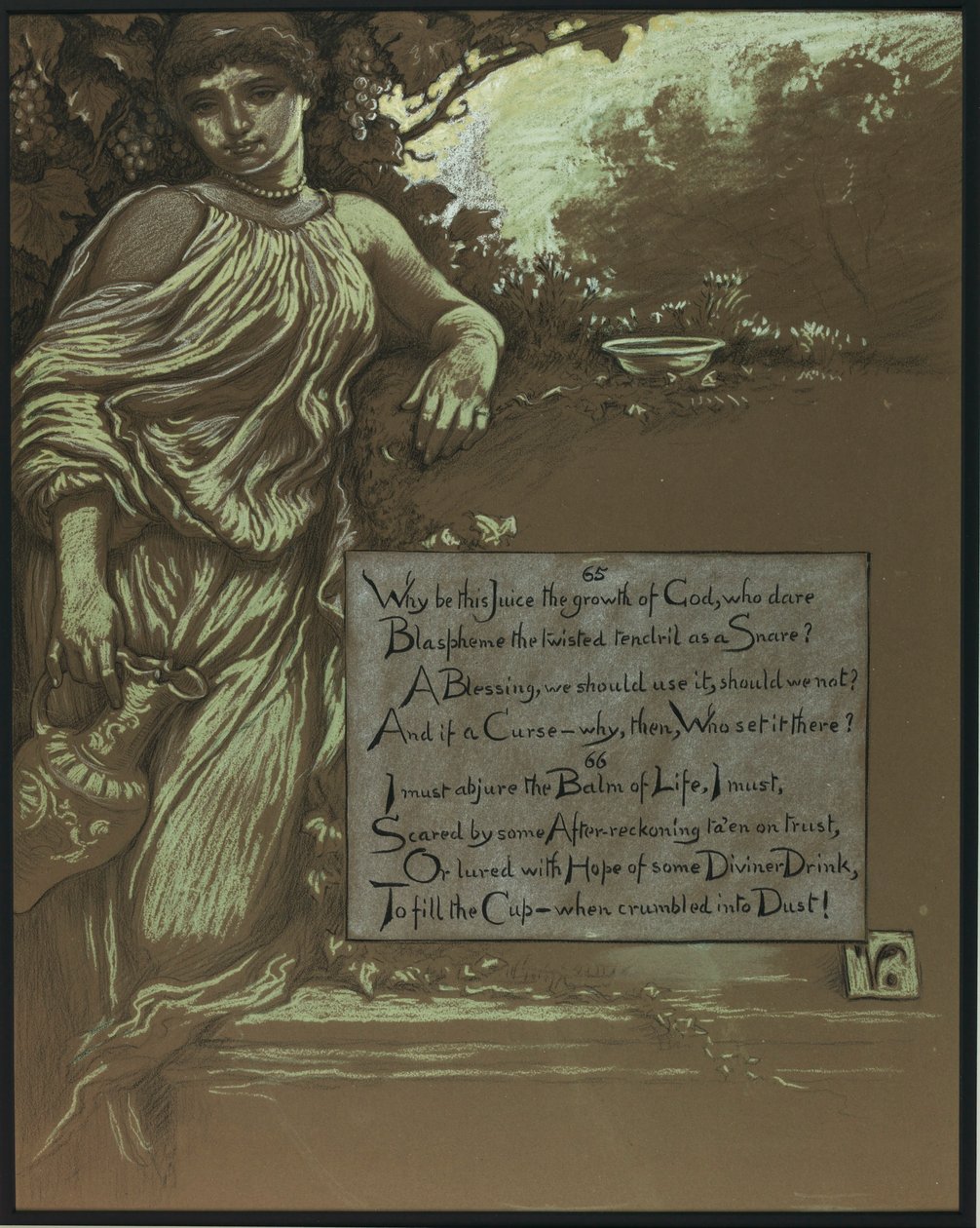 (Ilustrace k filmu Rubáiyát Omara Khayyáma) Vinná réva od Elihu Vedder