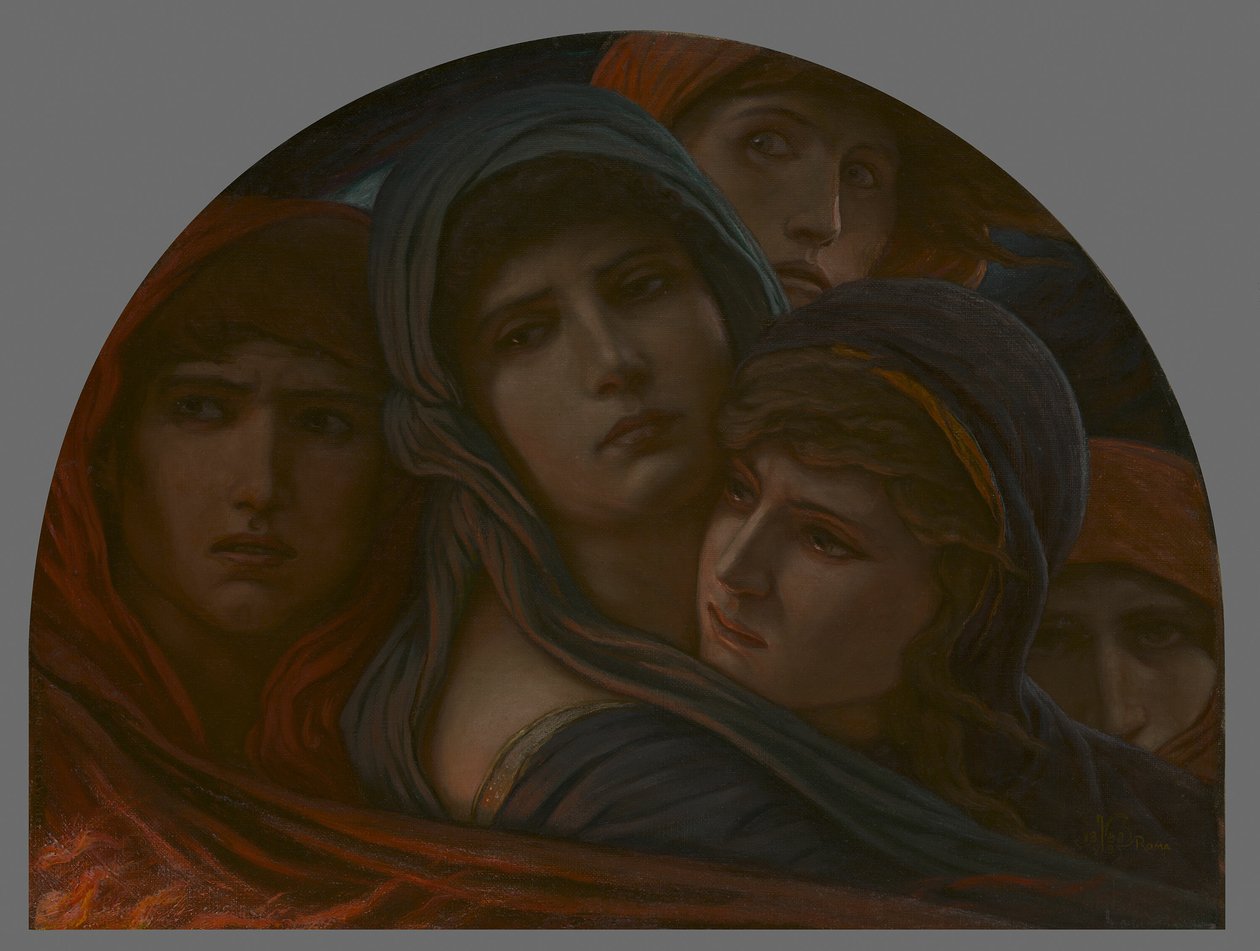 Pohled do pekla, nebo strach, 188898. od Elihu Vedder