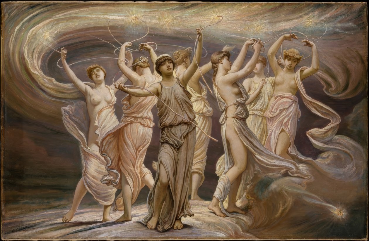 Plejády od Elihu Vedder