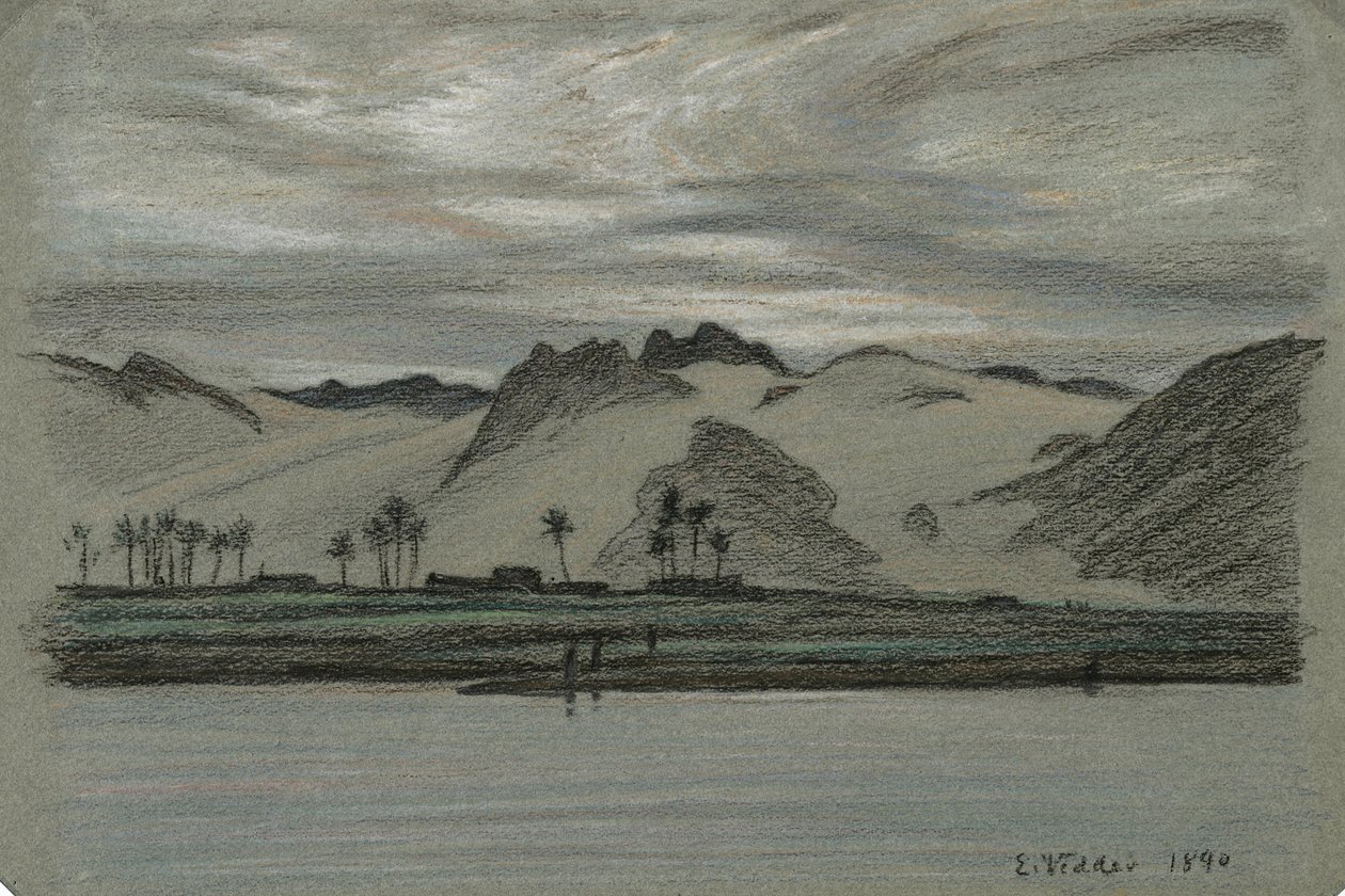 Z 30 kreseb Nilu Journey, č. 19 od Elihu Vedder