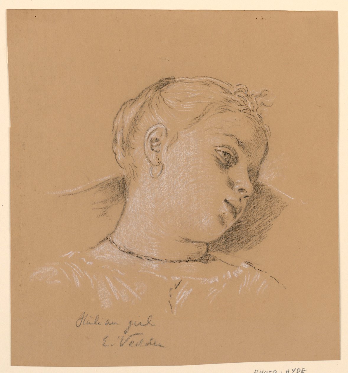 Italská dívka od Elihu Vedder