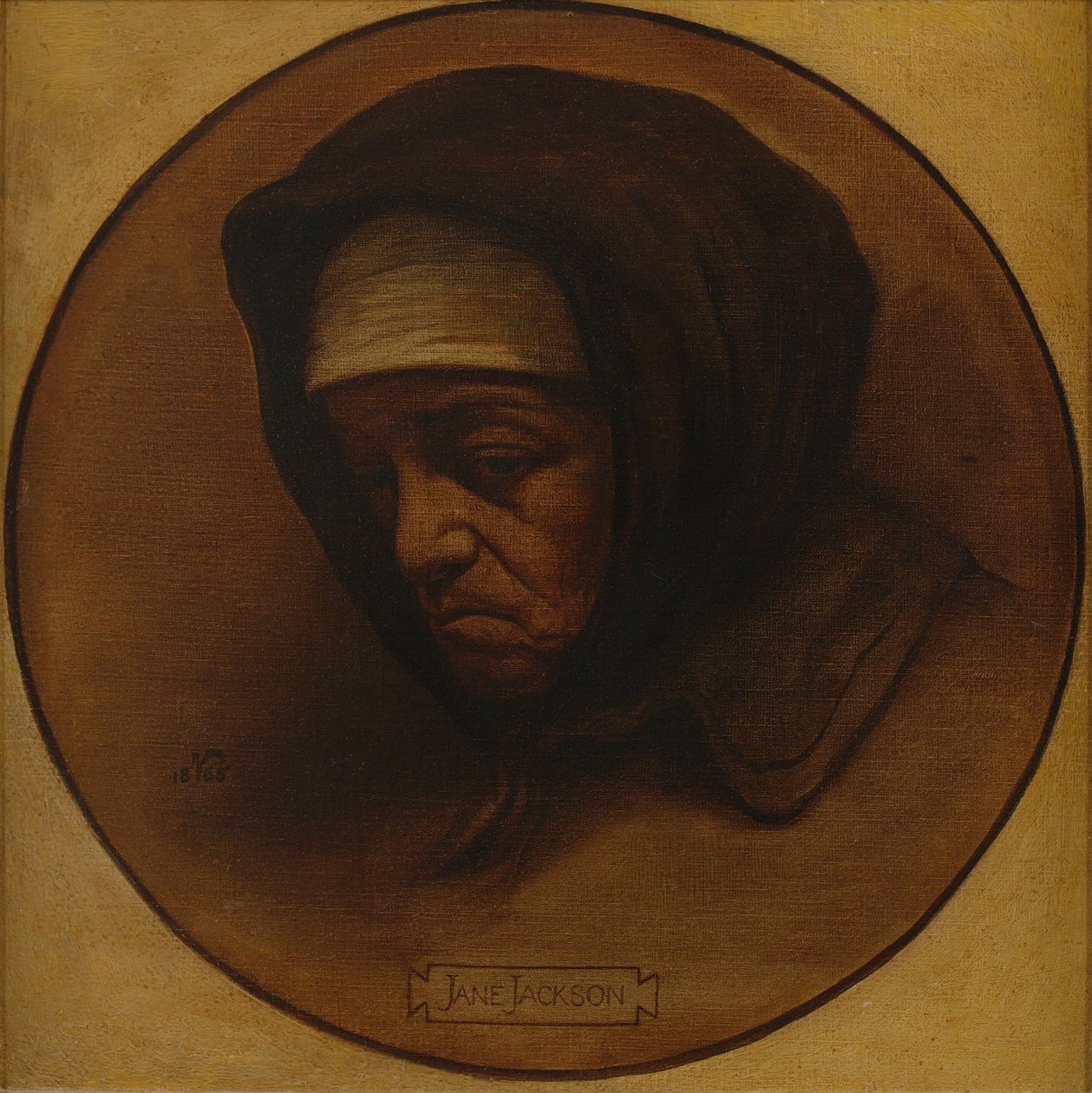 Jane Jackson, 1865 od Elihu Vedder