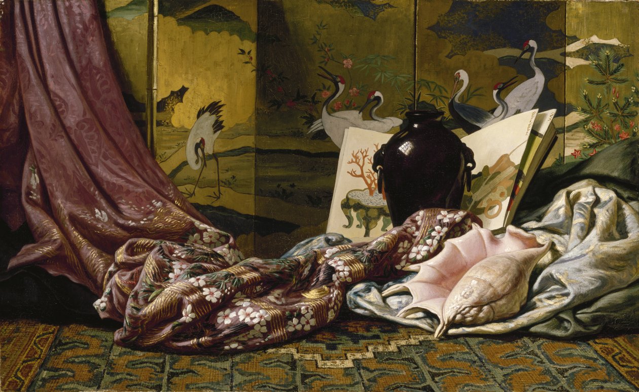 Japonské zátiší od Elihu Vedder