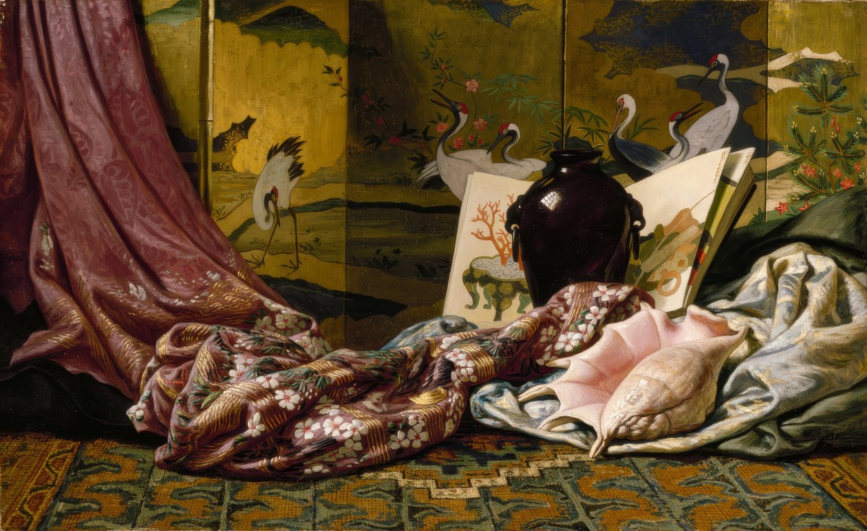 Japonské zátiší od Elihu Vedder