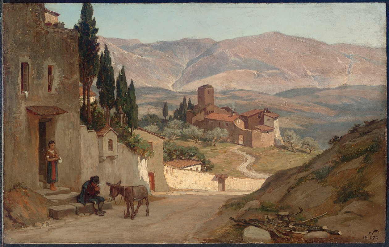 Poblíž Perugie, 1870 od Elihu Vedder
