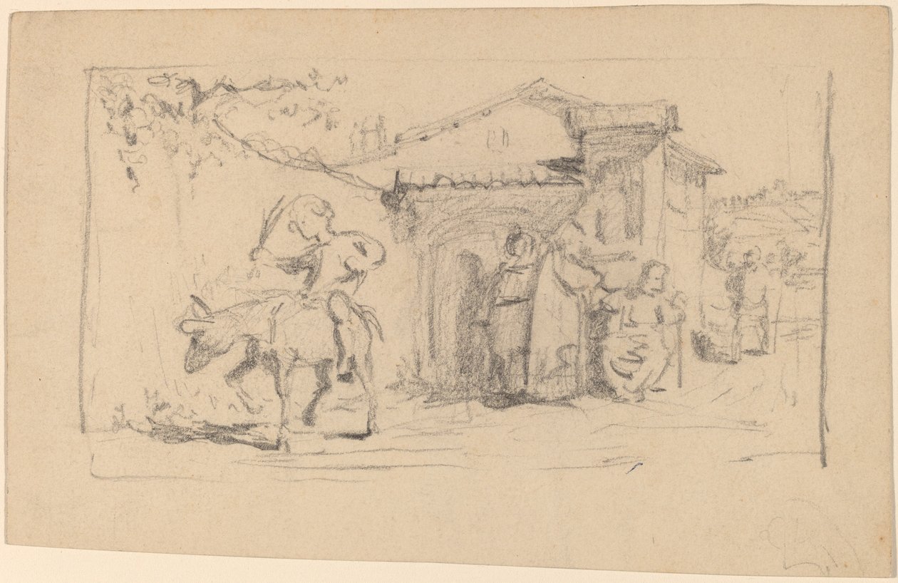 Syn a osel, c. 1859. od Elihu Vedder