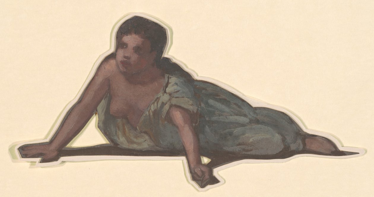 Studie na "koupání řeckých dívek" od Elihu Vedder