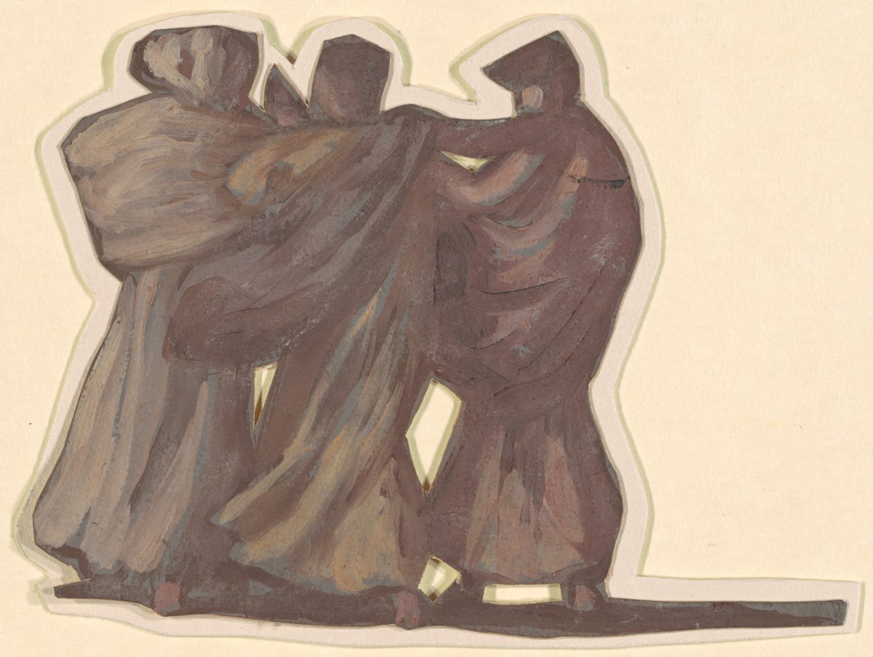 Studie pro koupání řeckých dívek, c. 1872. od Elihu Vedder